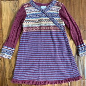 Hanna Andersson Girl’s Sweater Dress Size 110 CM 5